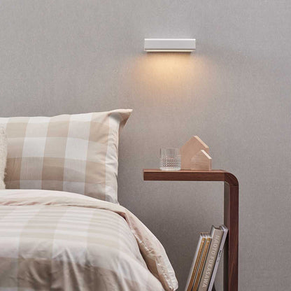 Olvynora Rotating Wood & Metal LED Wall Lamp - Minimalist Sconce
