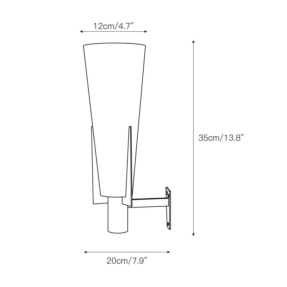 
Vatalel Nordic Brass & Glass Wall Lamp - Minimalist Sconce