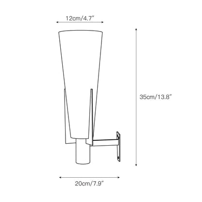 Vatalel Nordic Brass & Glass Wall Lamp - Minimalist Sconce