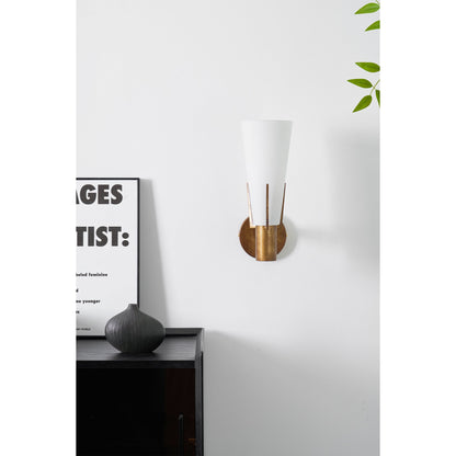 Vatalel Nordic Brass & Glass Wall Lamp - Minimalist Sconce