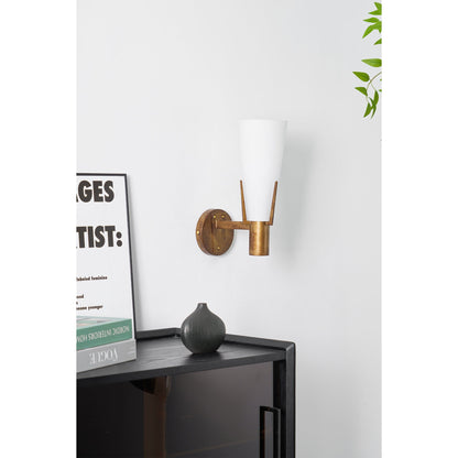 Vatalel Nordic Brass & Glass Wall Lamp - Minimalist Sconce