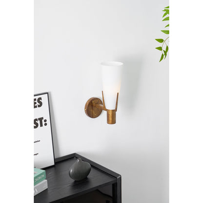 Vatalel Nordic Brass & Glass Wall Lamp - Minimalist Sconce