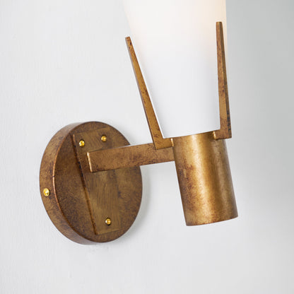 Vatalel Nordic Brass & Glass Wall Lamp - Minimalist Sconce
