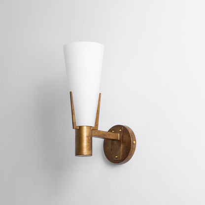 Vatalel Nordic Brass & Glass Wall Lamp - Minimalist Sconce