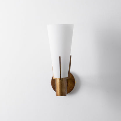 Vatalel Nordic Brass & Glass Wall Lamp - Minimalist Sconce