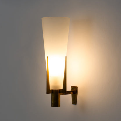 Vatalel Nordic Brass & Glass Wall Lamp - Minimalist Sconce