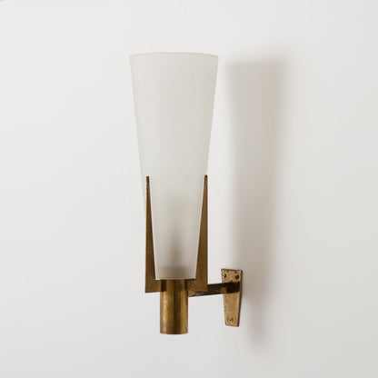 Vatalel Nordic Brass & Glass Wall Lamp - Minimalist Sconce