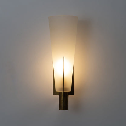 Vatalel Nordic Brass & Glass Wall Lamp - Minimalist Sconce
