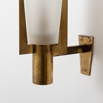 Vatalel Nordic Brass & Glass Wall Lamp - Minimalist Sconce