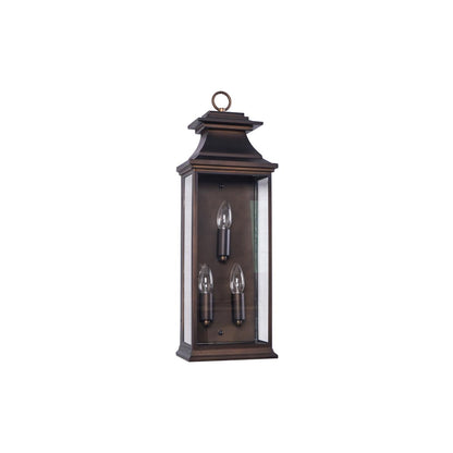 Esolarae Vintage Industrial Iron & Glass Wall Lamp