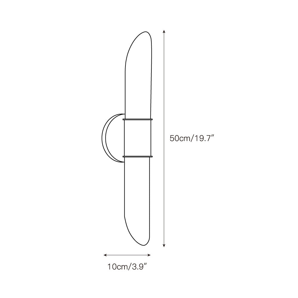 
Elsolor Alabaster Wall Lamp - Modern Minimalist Sconce