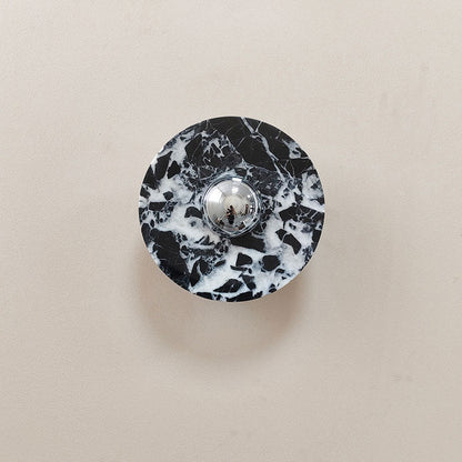 Olrine Marble & Metal LED Wall Lamp - Minimalist Sconce
