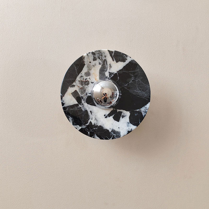 
Olrine Marble & Metal LED Wall Lamp - Minimalist Sconce