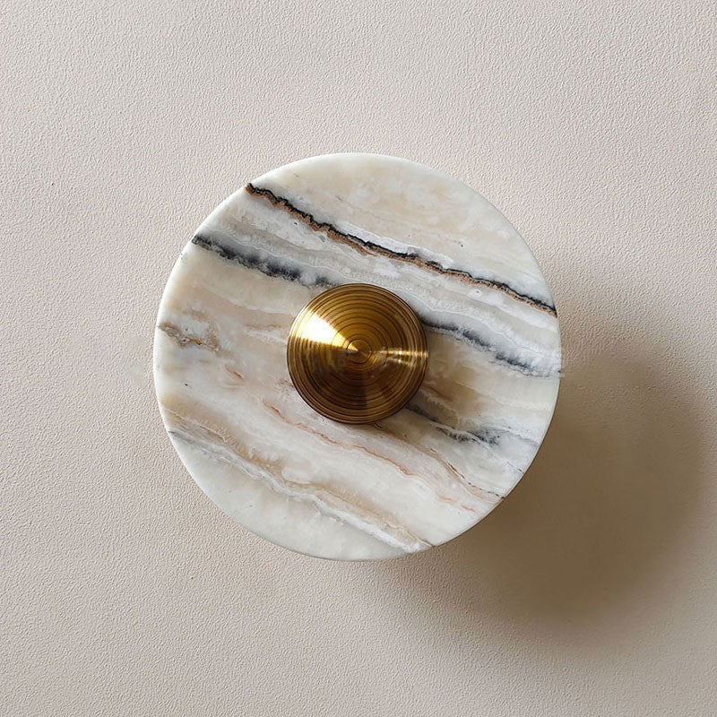 
Olrine Marble & Metal LED Wall Lamp - Minimalist Sconce