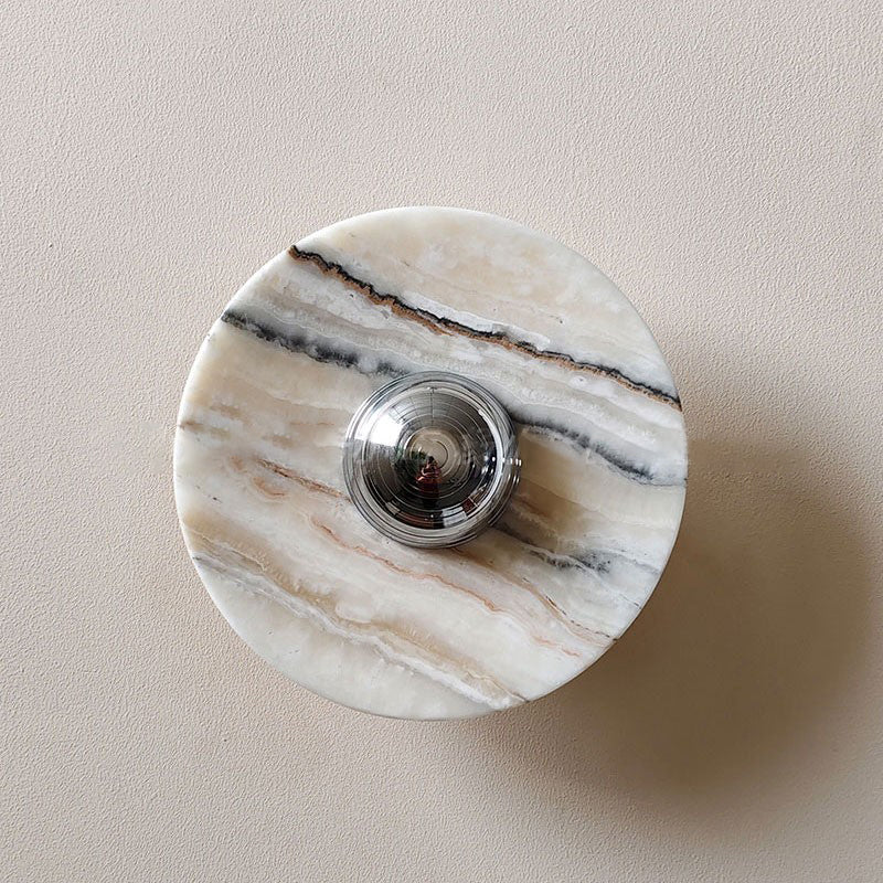 
Olrine Marble & Metal LED Wall Lamp - Minimalist Sconce