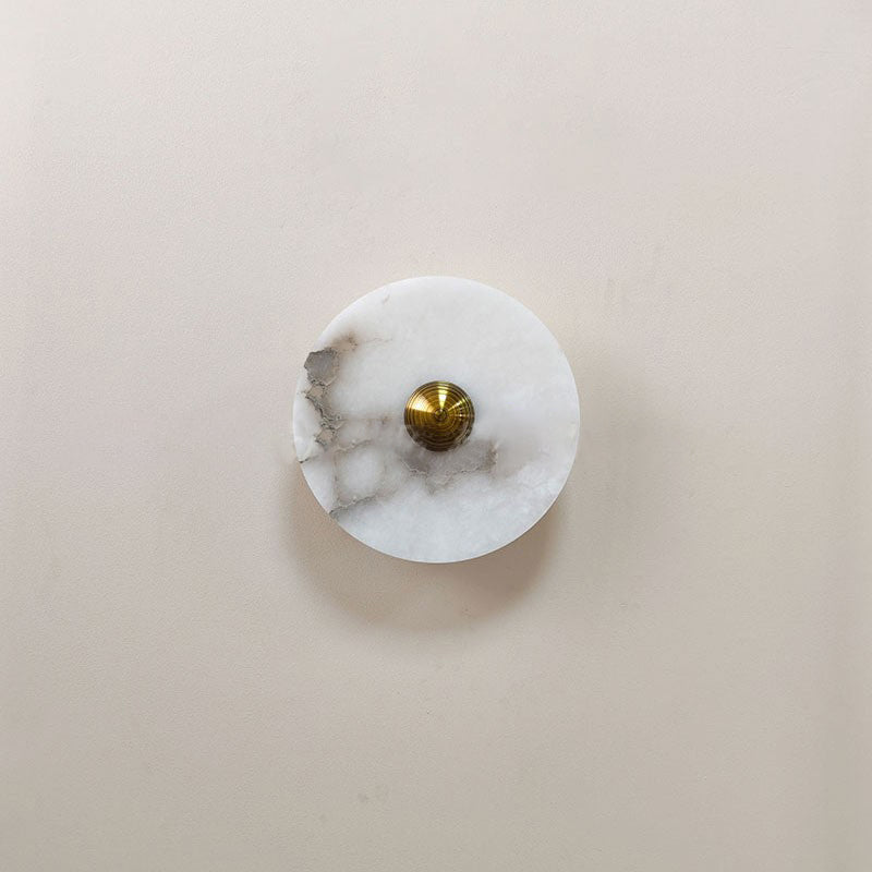 
Olrine Marble & Metal LED Wall Lamp - Minimalist Sconce