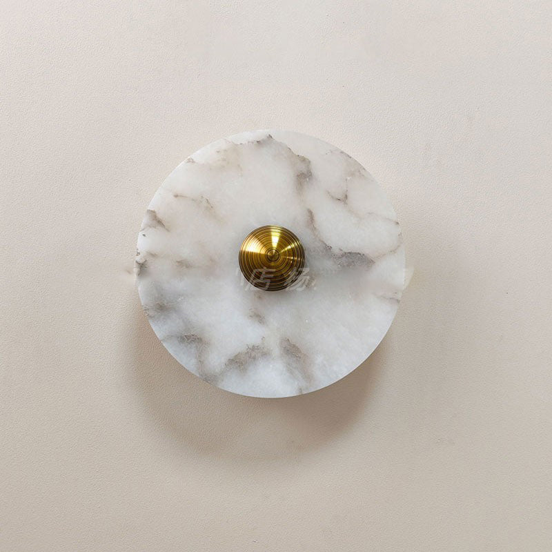 
Olrine Marble & Metal LED Wall Lamp - Minimalist Sconce