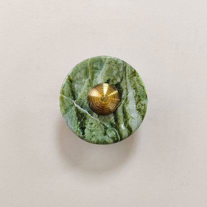 Olrine Marble & Metal LED Wall Lamp - Minimalist Sconce