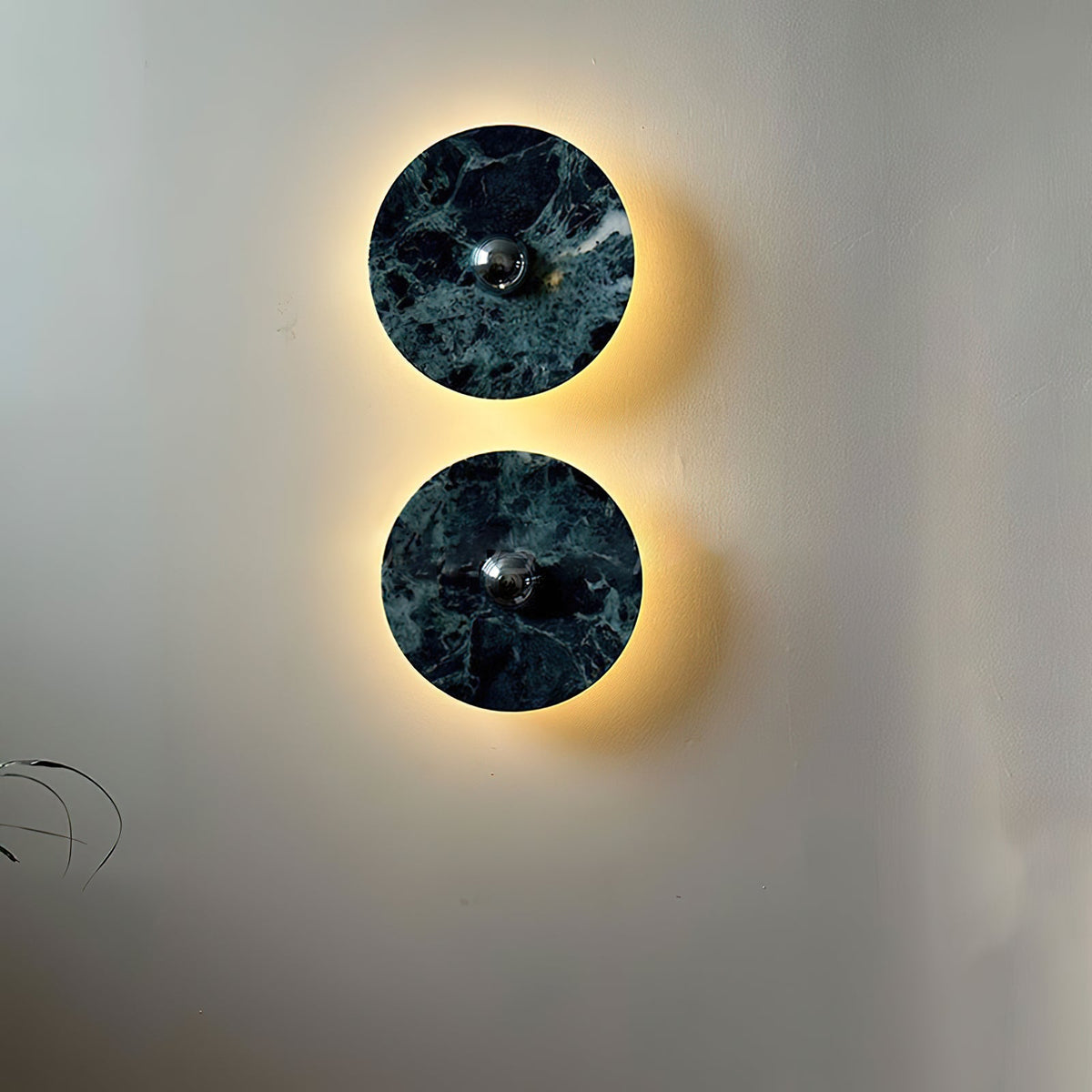 
Olrine Marble & Metal LED Wall Lamp - Minimalist Sconce