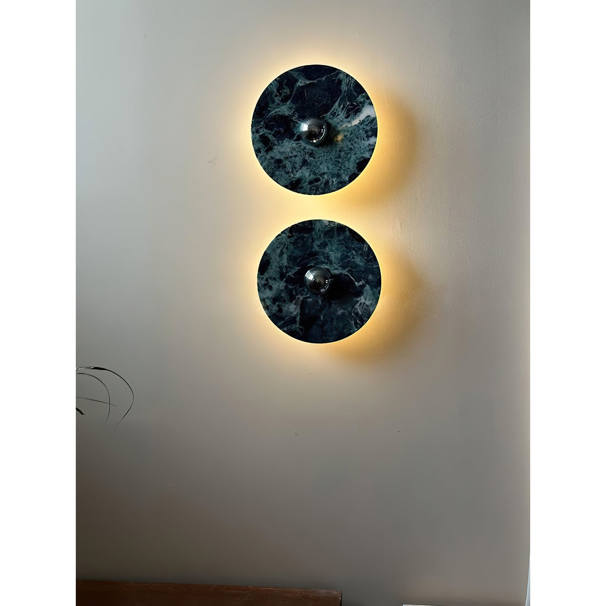 
Olrine Marble & Metal LED Wall Lamp - Minimalist Sconce