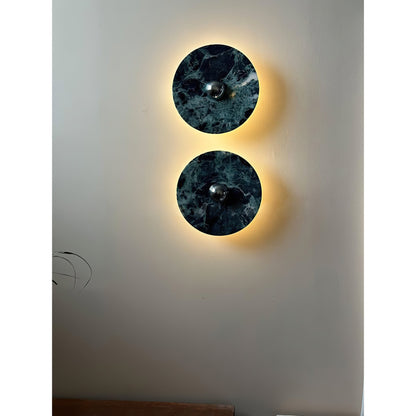 Olrine Marble & Metal LED Wall Lamp - Minimalist Sconce