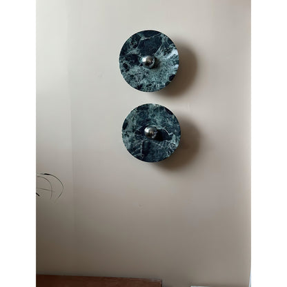 Olrine Marble & Metal LED Wall Lamp - Minimalist Sconce