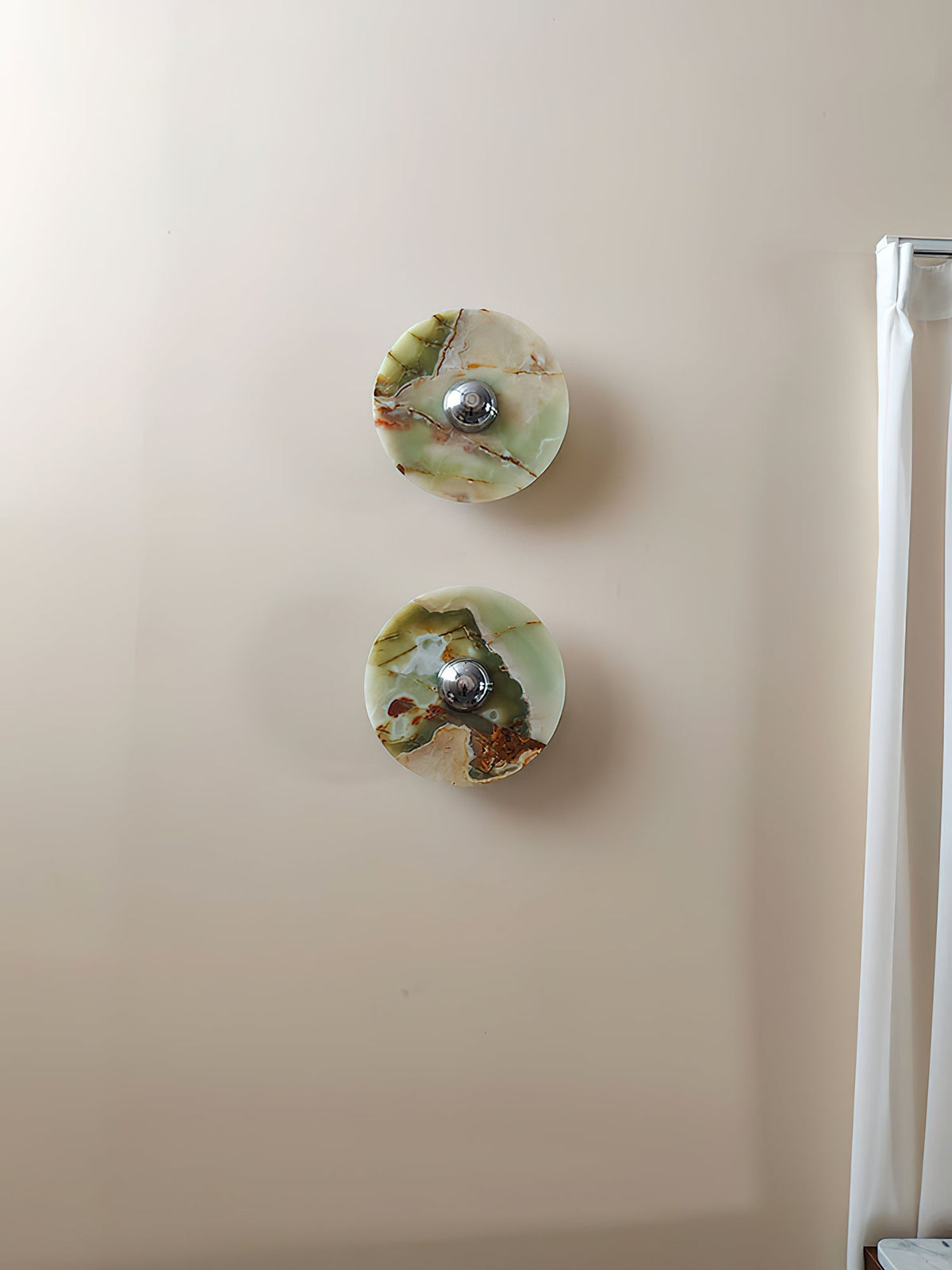 
Olrine Marble & Metal LED Wall Lamp - Minimalist Sconce