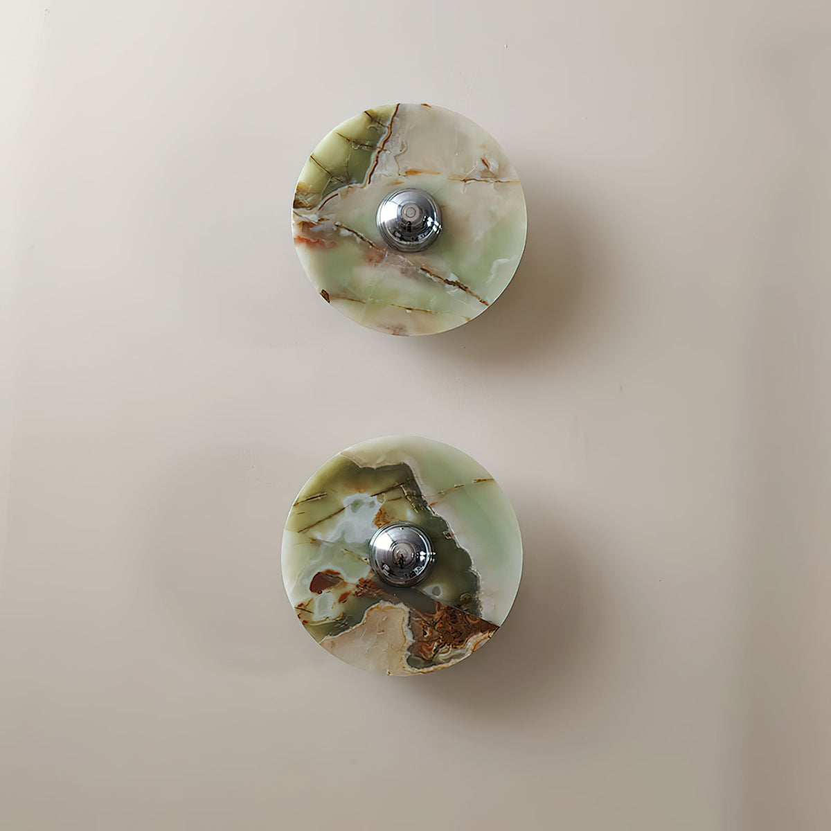 
Olrine Marble & Metal LED Wall Lamp - Minimalist Sconce