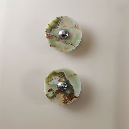 Olrine Marble & Metal LED Wall Lamp - Minimalist Sconce