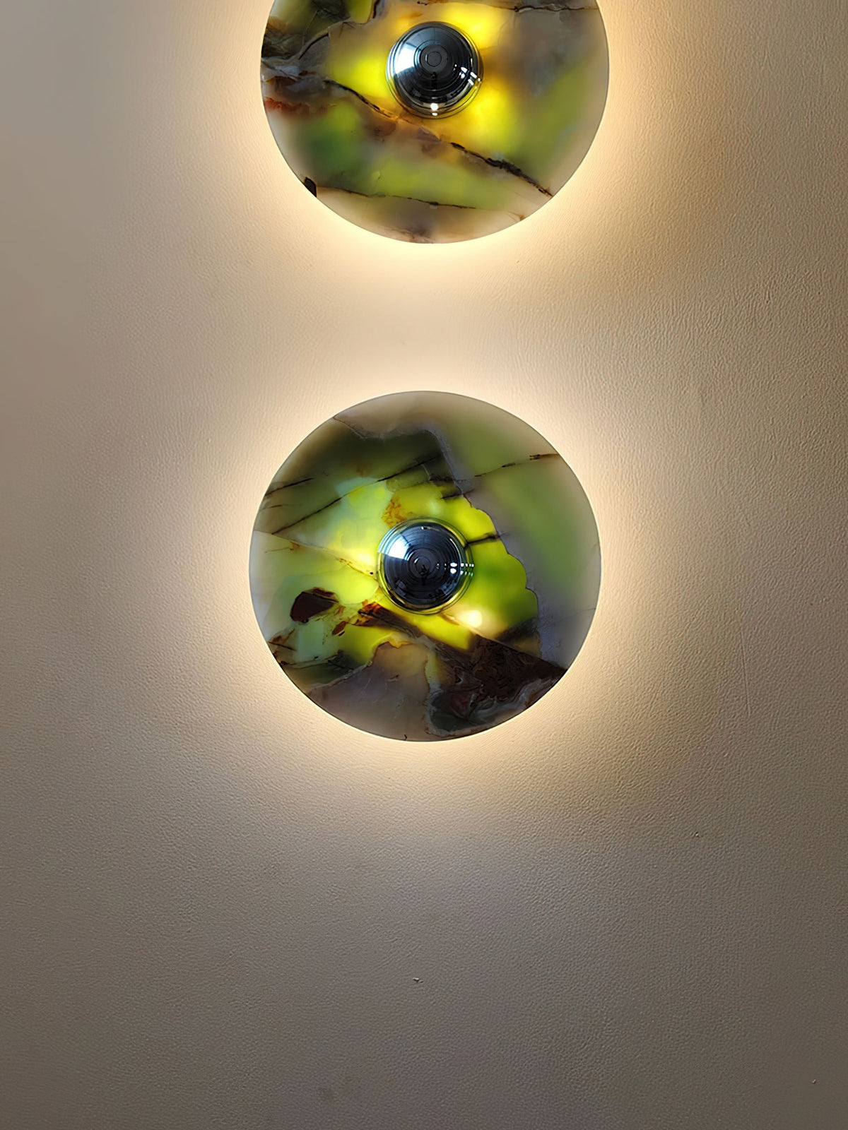 
Olrine Marble & Metal LED Wall Lamp - Minimalist Sconce