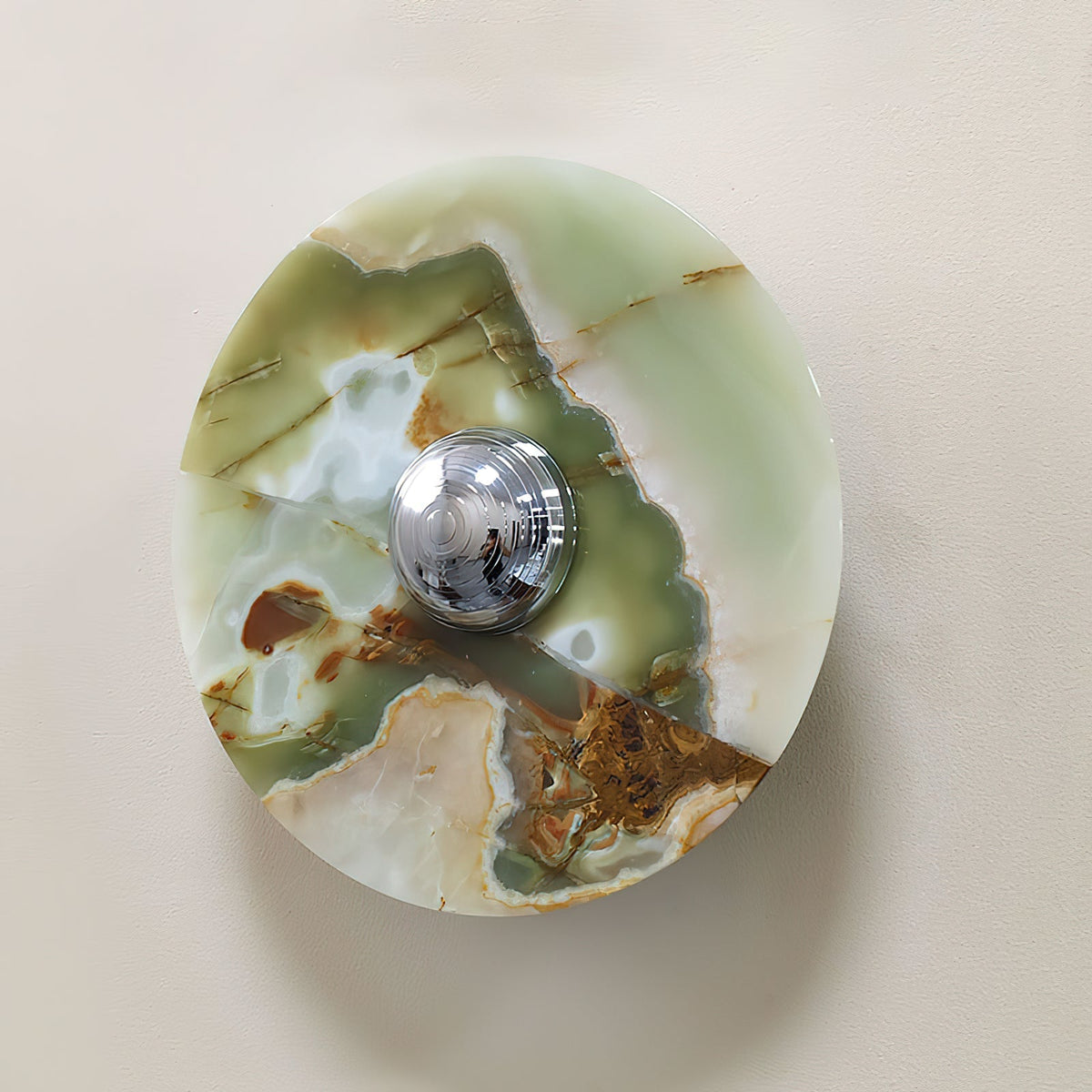 
Olrine Marble & Metal LED Wall Lamp - Minimalist Sconce