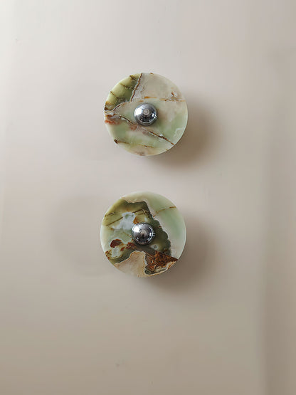 Olrine Marble & Metal LED Wall Lamp - Minimalist Sconce