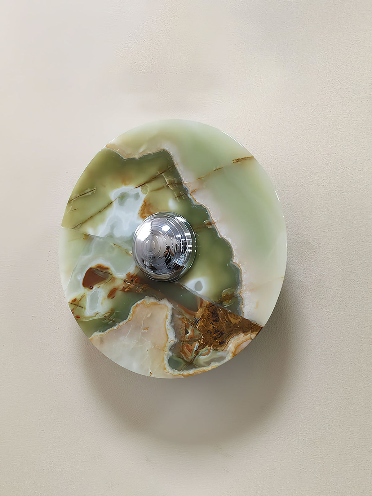
Olrine Marble & Metal LED Wall Lamp - Minimalist Sconce