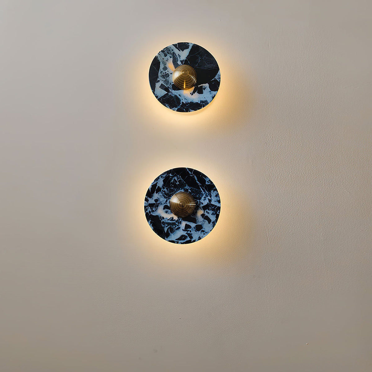 
Olrine Marble & Metal LED Wall Lamp - Minimalist Sconce