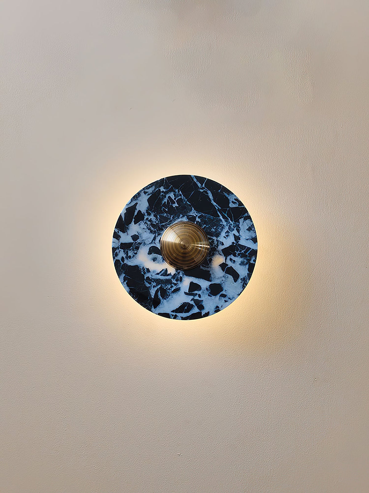 
Olrine Marble & Metal LED Wall Lamp - Minimalist Sconce