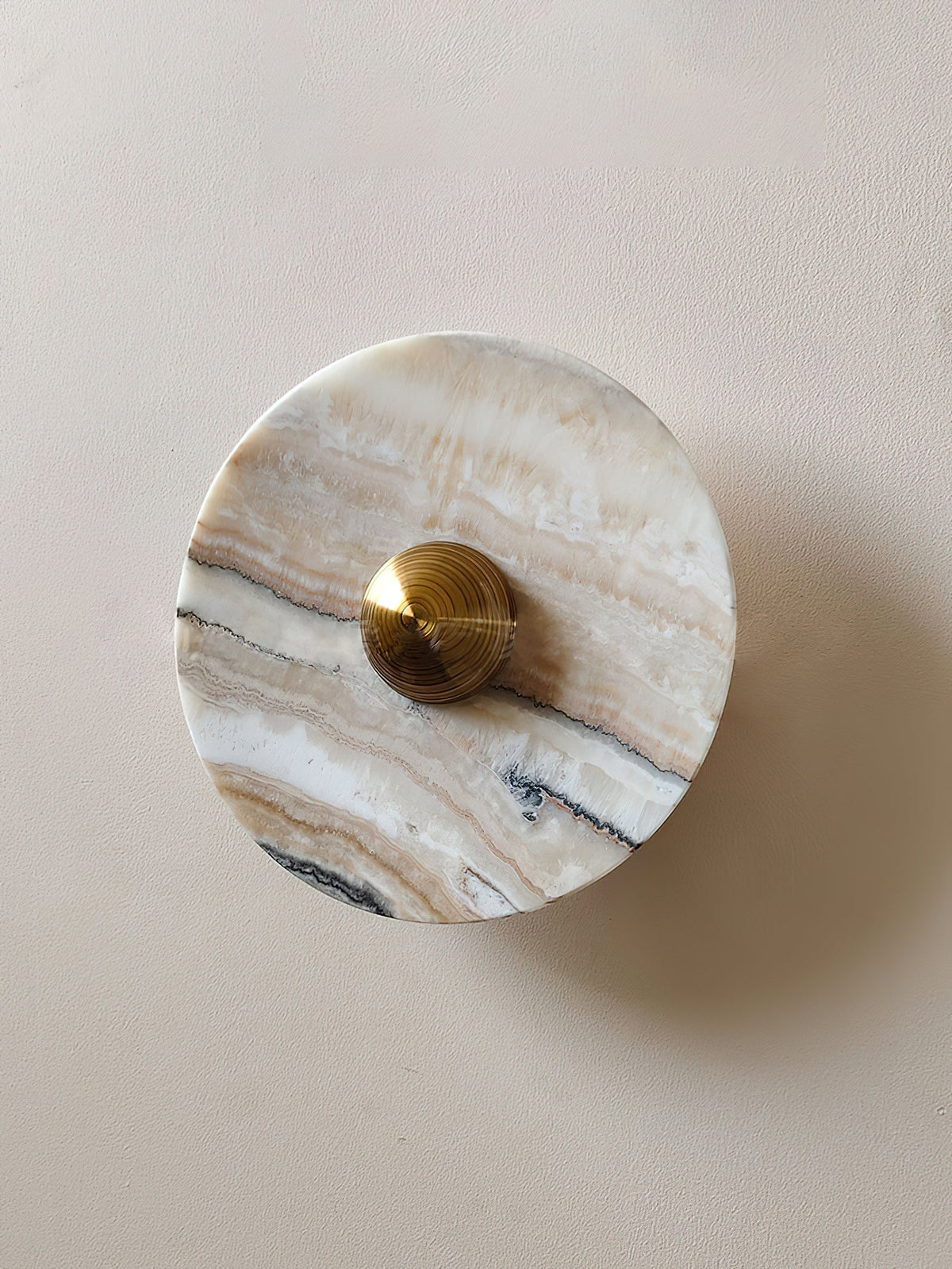 
Olrine Marble & Metal LED Wall Lamp - Minimalist Sconce