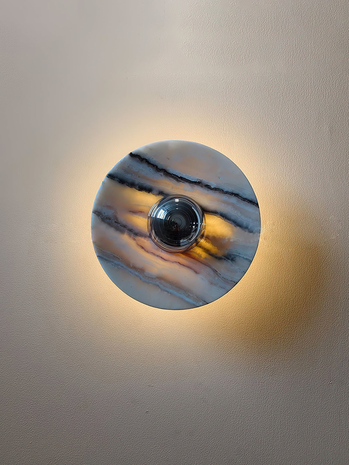 
Olrine Marble & Metal LED Wall Lamp - Minimalist Sconce