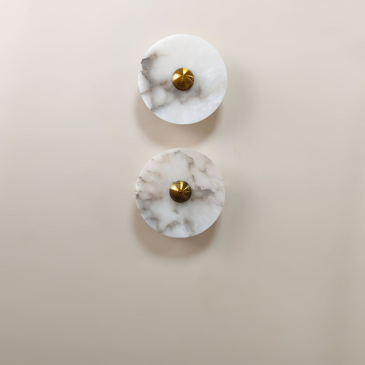 
Olrine Marble & Metal LED Wall Lamp - Minimalist Sconce