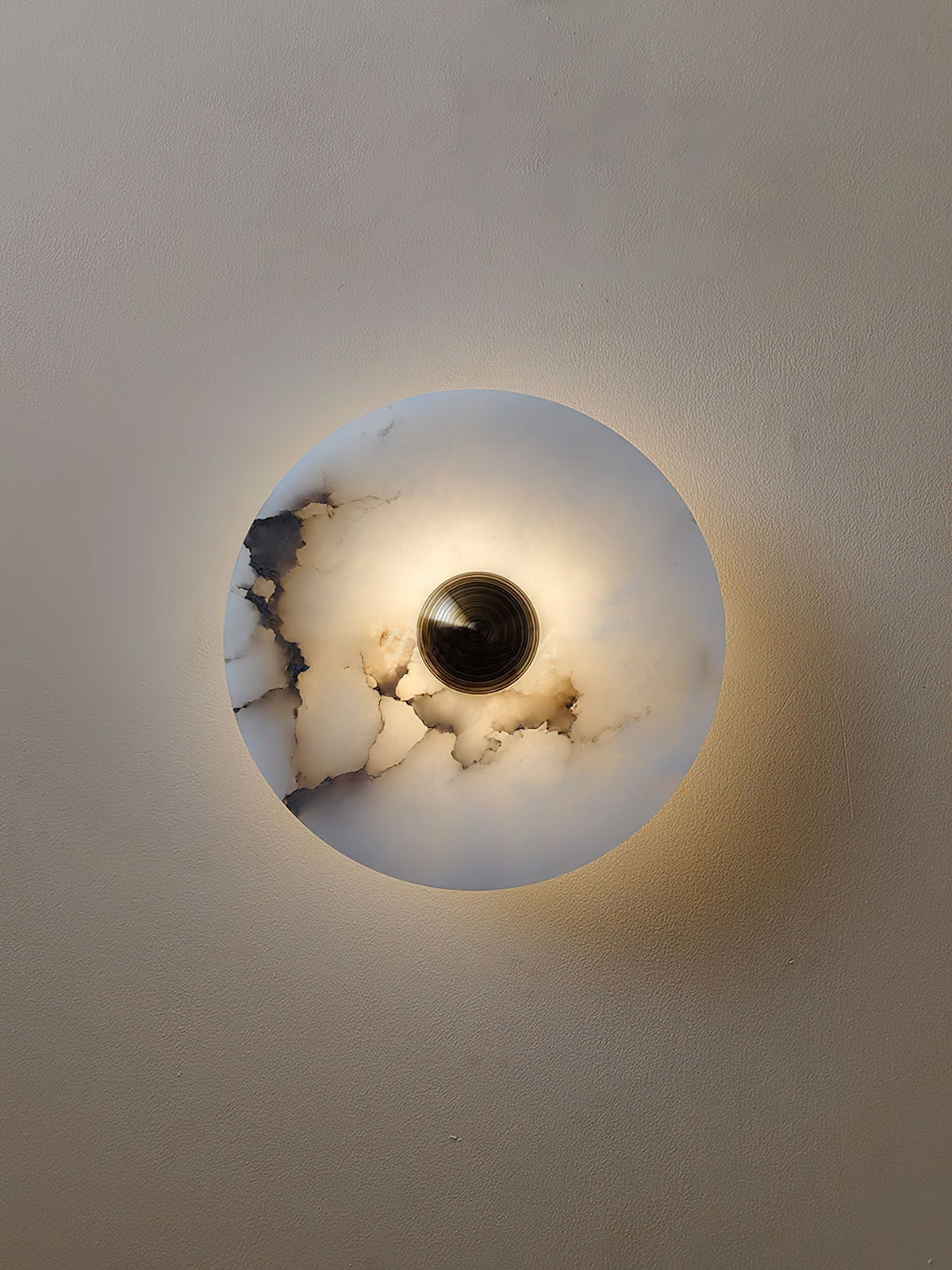 
Olrine Marble & Metal LED Wall Lamp - Minimalist Sconce