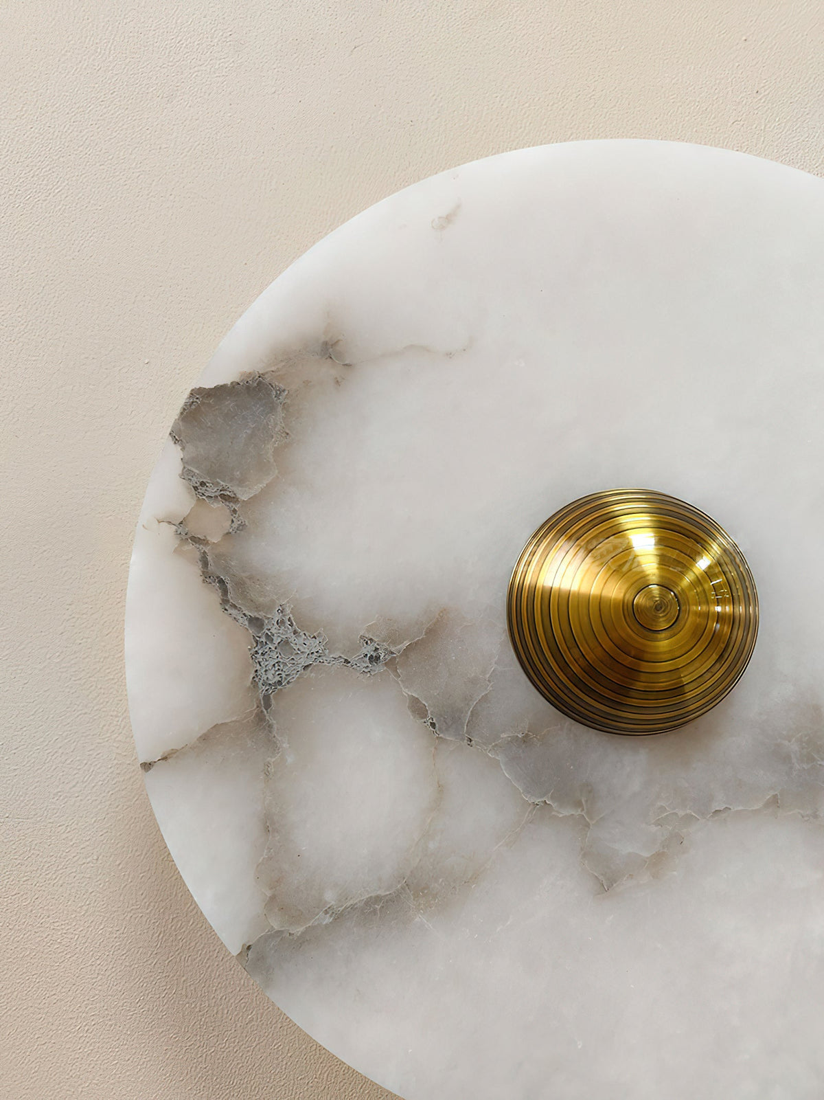 
Olrine Marble & Metal LED Wall Lamp - Minimalist Sconce