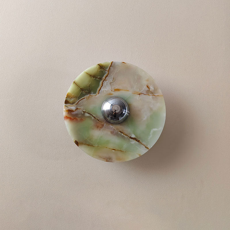 
Olrine Marble & Metal LED Wall Lamp - Minimalist Sconce