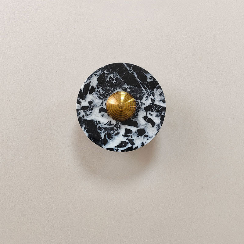 
Olrine Marble & Metal LED Wall Lamp - Minimalist Sconce