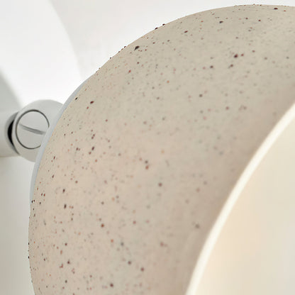 Ellorus Travertine & Glass Wall Lamp - Minimalist Sconce