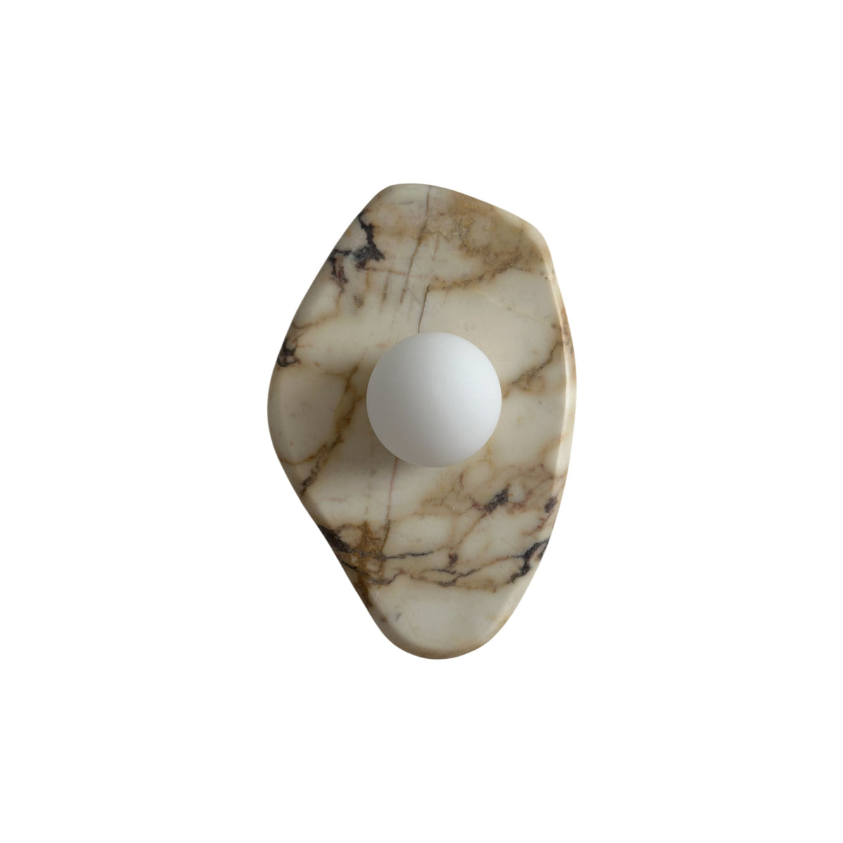 
Mylirira Marble & Glass Wall Lamp - Minimalist Sconce