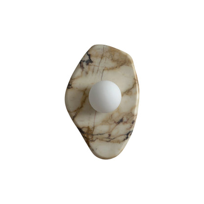 Mylirira Marble & Glass Wall Lamp - Minimalist Sconce