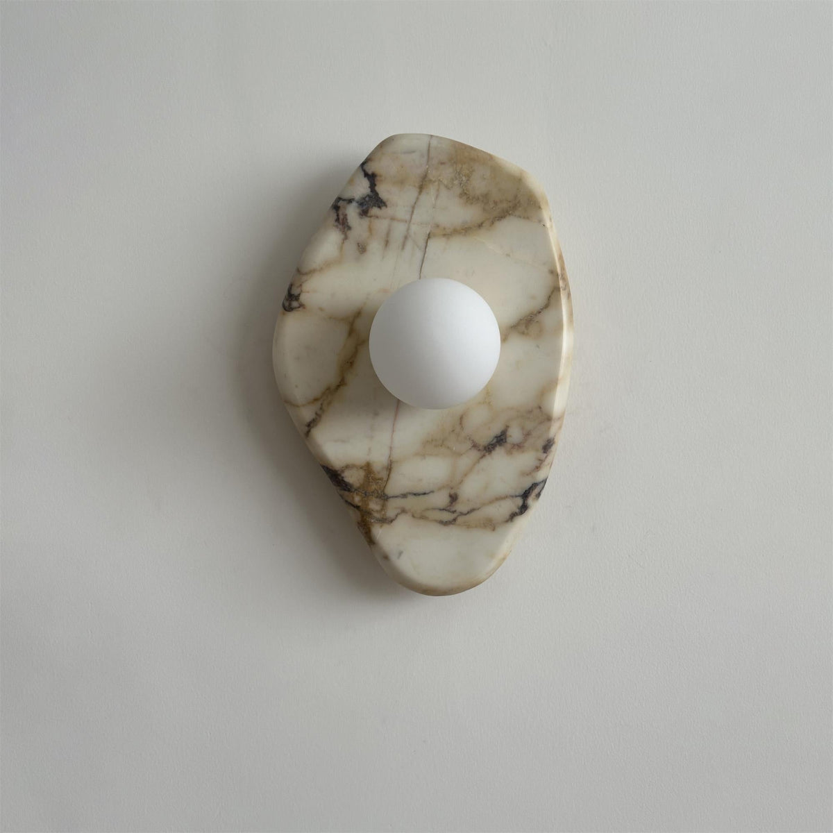 
Mylirira Marble & Glass Wall Lamp - Minimalist Sconce